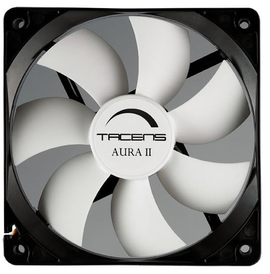 Tacens-Aura-II-Fan-120mm---Alloggiamento-nero-Aspas-bianco---velocitAA -massima.1200-giri---min