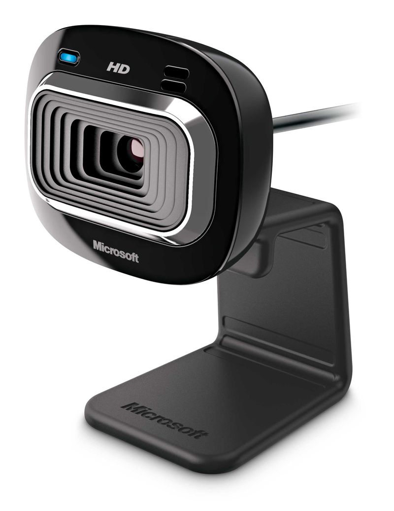 Microsoft-LifeCam-HD-3000-webcam-1-MP-1280-x-720-Pixel-USB-2.0-Nero