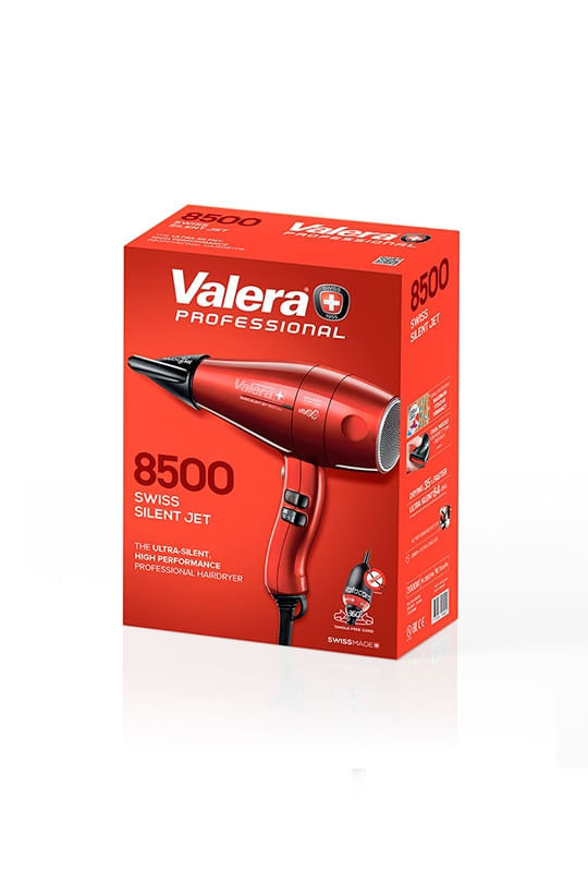 Valera-Swiss-Silent-Jet-8500-asciuga-capelli-2000-W-Rosso