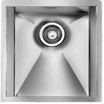 Lavello FOCUS 3" 1 vasca ACCIAIO INOX INCASSO SOTTOTOP 45X45 prof. 19