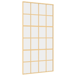 Porta-Scorrevole-Oro-1025x205-Vetro-Trasparente-ESG-Alluminio