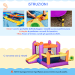 Outsunny-Castello-Gonfiabile-per-Bambini-da-Giardino-Parco-Acquatico-Gionfiabile-con-Scivolo-Trampolino-e-Piscina--Multicolor-280x-250x170cm