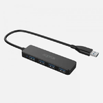 Approx APPC49 hub di interfaccia USB 3.2 Gen 2 (3.1 Gen 2) Type-A 5000 Mbit/s Nero