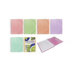 Bismark Carpeta Espiral 60 Fundas Transparentes con Poratada Colores Pastel
CaracterÃ­sticas: