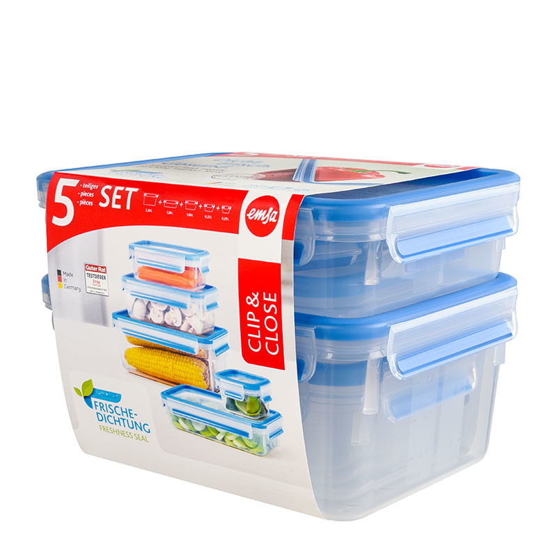 EMSA-512753-recipiente-per-cibo-Rettangolare-Scatola-Blu-Translucent-5-pz