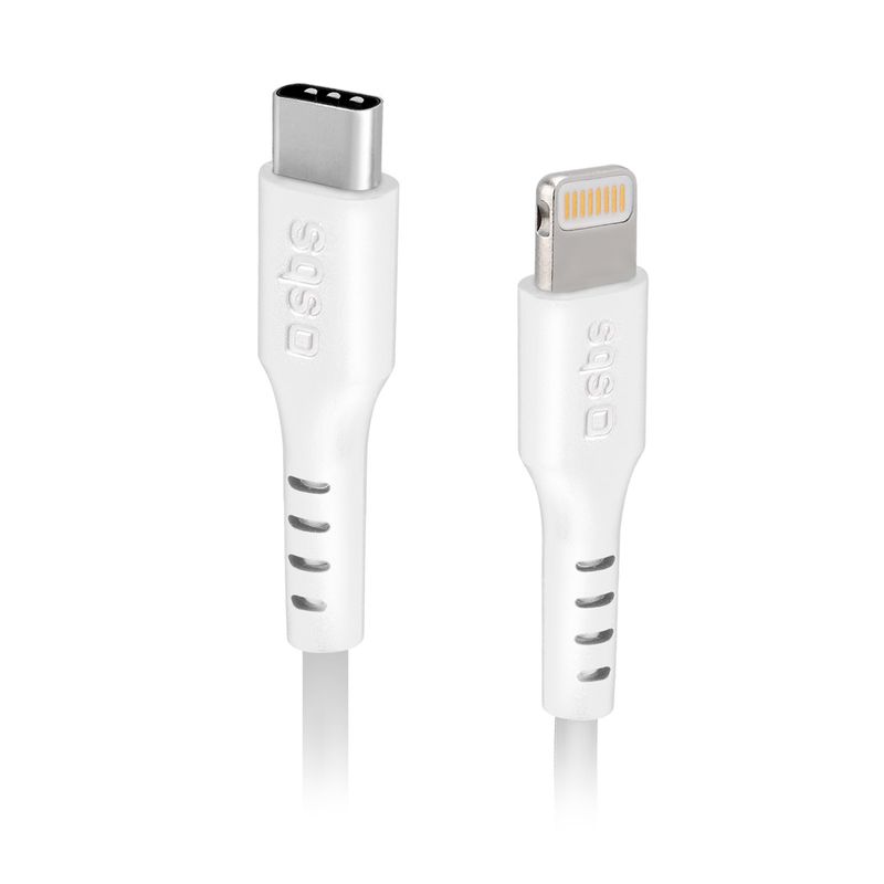 SBS-TECABLELIGTC2W-cavo-Lightning-2-m-Bianco