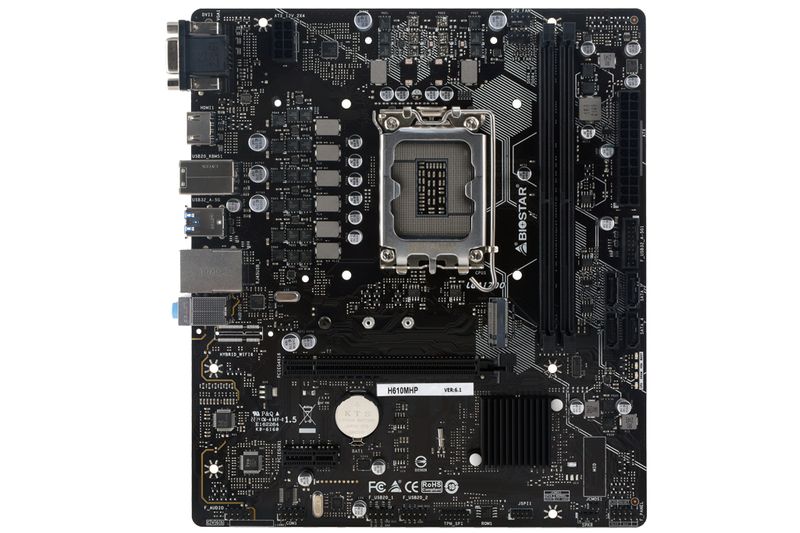 Biostar-H610MHP-scheda-madre-Intel-H610-LGA-1700-micro-ATX