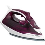 Tefal Express Steam FV2835E0 ferro da stiro Ferro da stiro a secco e a vapore Piastra Cerilium 2400 W Viola, Bianco