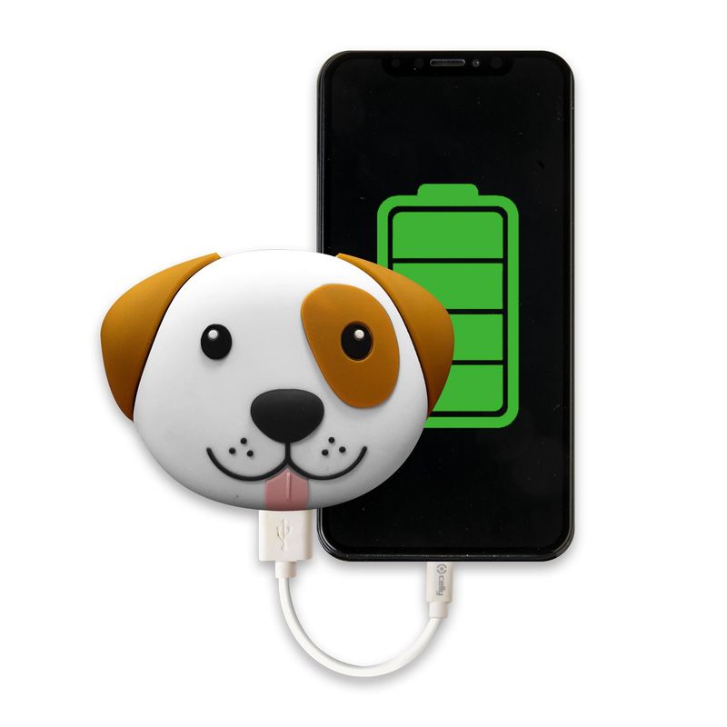 Celly-PBHUNTDOG2600-batteria-portatile-Ioni-di-Litio-2600-mAh-Nero-Marrone-Bianco