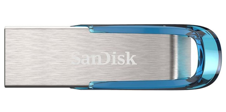 SanDisk-Ultra-Flair-unita-flash-USB-128-GB-USB-tipo-A-3.2-Gen-1--3.1-Gen-1--Blu-Argento