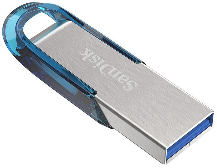 SanDisk-Ultra-Flair-unita-flash-USB-128-GB-USB-tipo-A-3.2-Gen-1--3.1-Gen-1--Blu-Argento