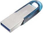 SanDisk-Ultra-Flair-unita-flash-USB-128-GB-USB-tipo-A-3.2-Gen-1--3.1-Gen-1--Blu-Argento