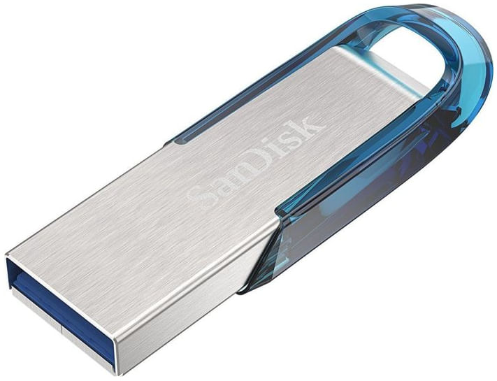 SanDisk-Ultra-Flair-unita-flash-USB-128-GB-USB-tipo-A-3.2-Gen-1--3.1-Gen-1--Blu-Argento