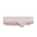 NOVILUNIO.IT Lenzuolo piano stampa digitale in cotone made in italy STELLINE ROSA