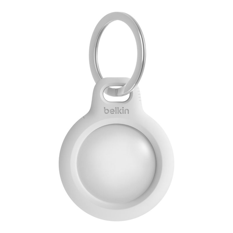 Belkin-Secure-Holder-Airtag-con-Portachiavi---Bianco