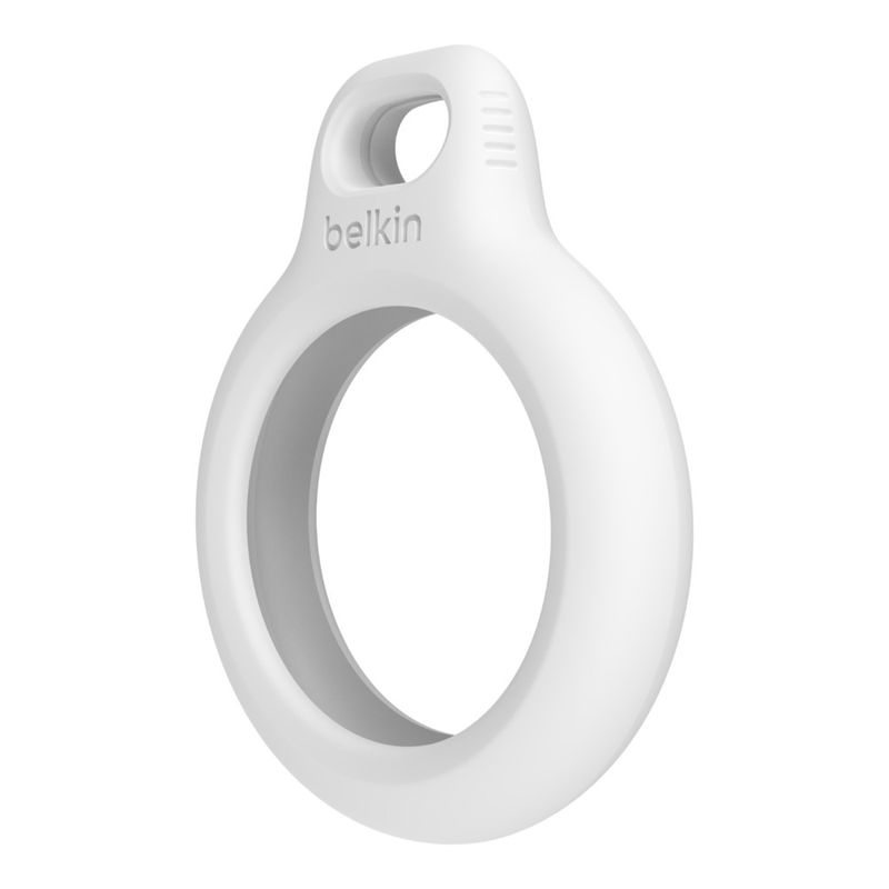 Belkin-Secure-Holder-Airtag-con-Portachiavi---Bianco