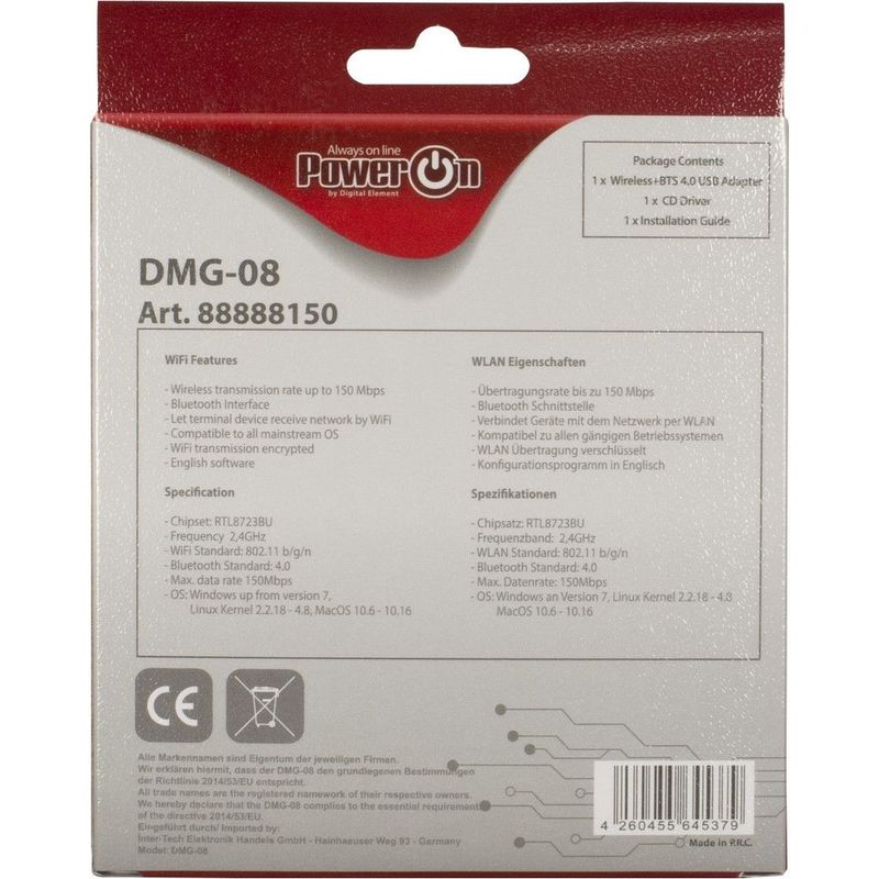 Inter-Tech-NetvAA¦rksadattatore-USB-2.0-150Mbps-TrAA¤dlAA¸s