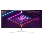 LC-Power LC-M34-UWQHD-100-C-V3 Monitor PC 86,4 cm (34") 3440 x 1440 Pixel UltraWide Quad HD LCD Bianco