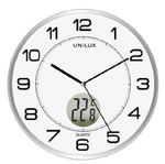 UNILUX-Orologio-da-parete-Tempus---con-termometro---diametro-30-cm---bianco---Unilux