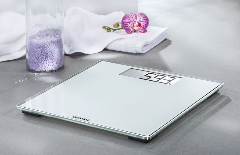 Soehnle-Style-Sense-Comfort-100-Rettangolo-Bianco-Bilancia-pesapersone-elettronica