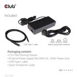 CLUB3D-CSV-1562-replicatore-di-porte-e-docking-station-per-laptop-USB-3.2-Gen-1--3.1-Gen-1--Type-C-Nero