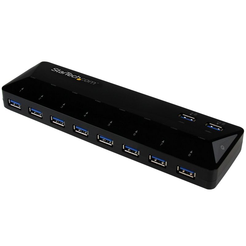 StarTech.com-Hub-USB-3.0-a-10-Porte-di-Ricarica-e-Sincronizzazione---2-Porte-x-15-Amp