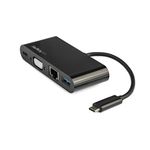 StarTech.com Adattatore Multiporta USB-C a VGA - Ricarica via Power Delivery (60W) - USB 3.0 - Gbe - Adattatore USB