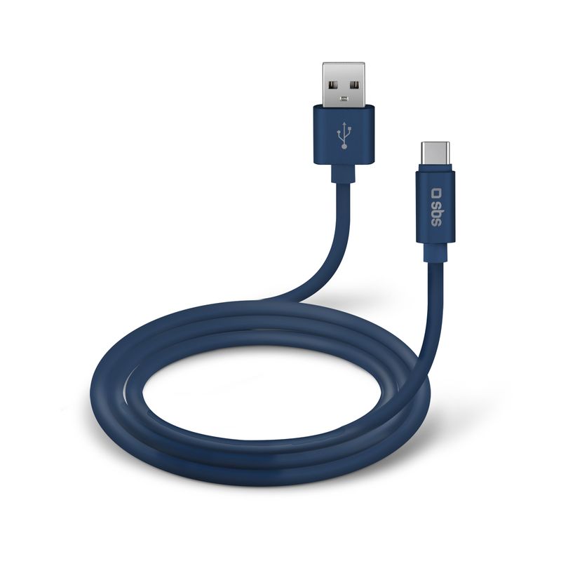 SBS-Cavo-dati-in-silicone-1-m---Connettori-USB-a-USB-C