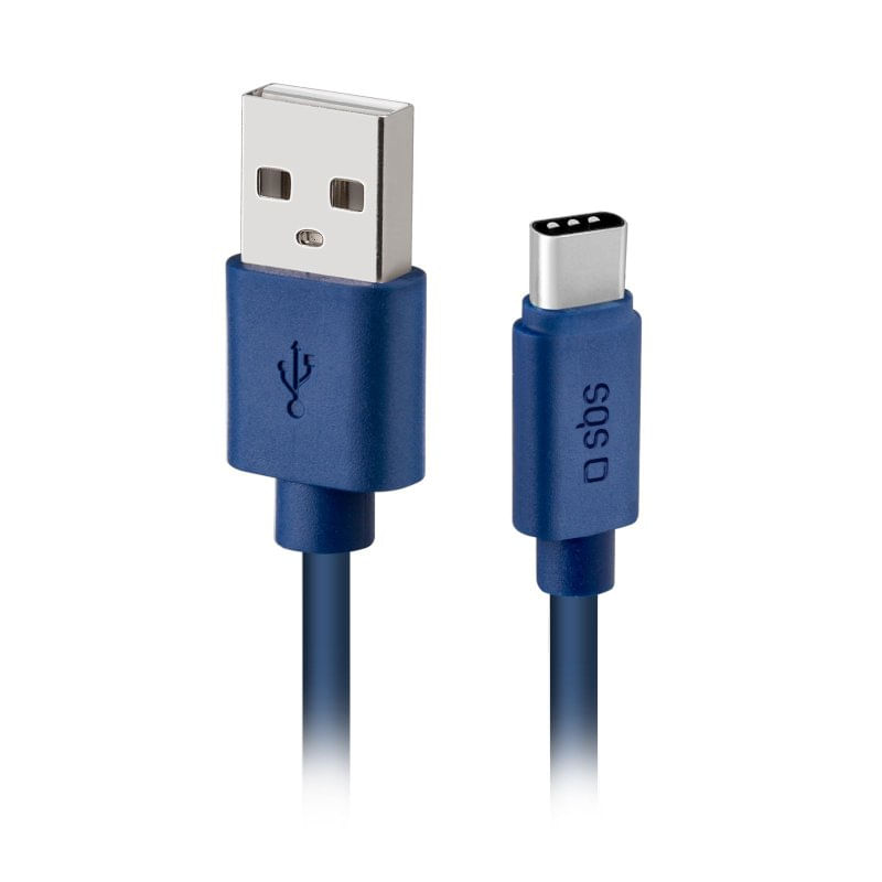 SBS-Cavo-dati-in-silicone-1-m---Connettori-USB-a-USB-C