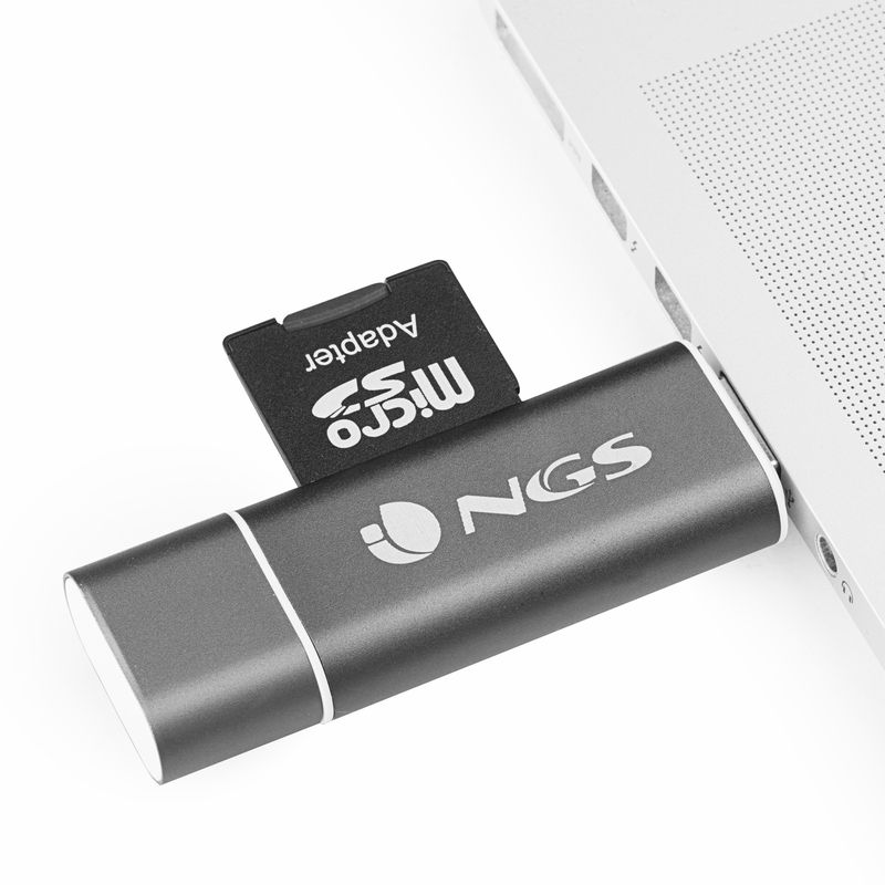 NGS-ALLYREADER-lettore-di-schede-USB-Micro-USB-Grigio-Bianco