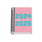 Agenda scolastica Dohe Memory Spiral A6 - Dia Page - Carta 70 g/m2 - Copertina in polipropilene - Colore rosa