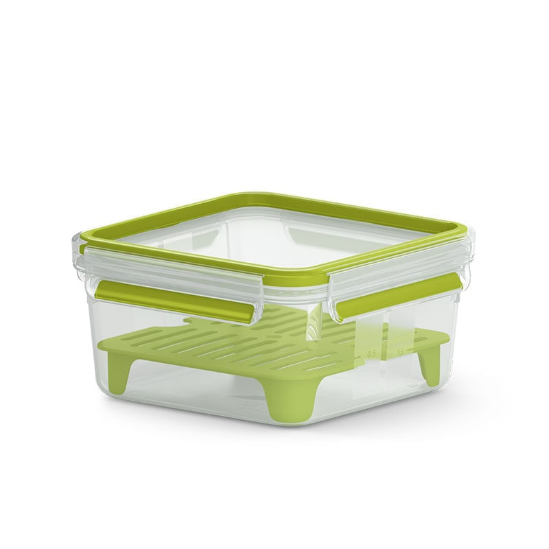 EMSA-CLIP---GO-XL-Contenitore-per-il-pranzo-13-L-Verde-Trasparente-1-pz