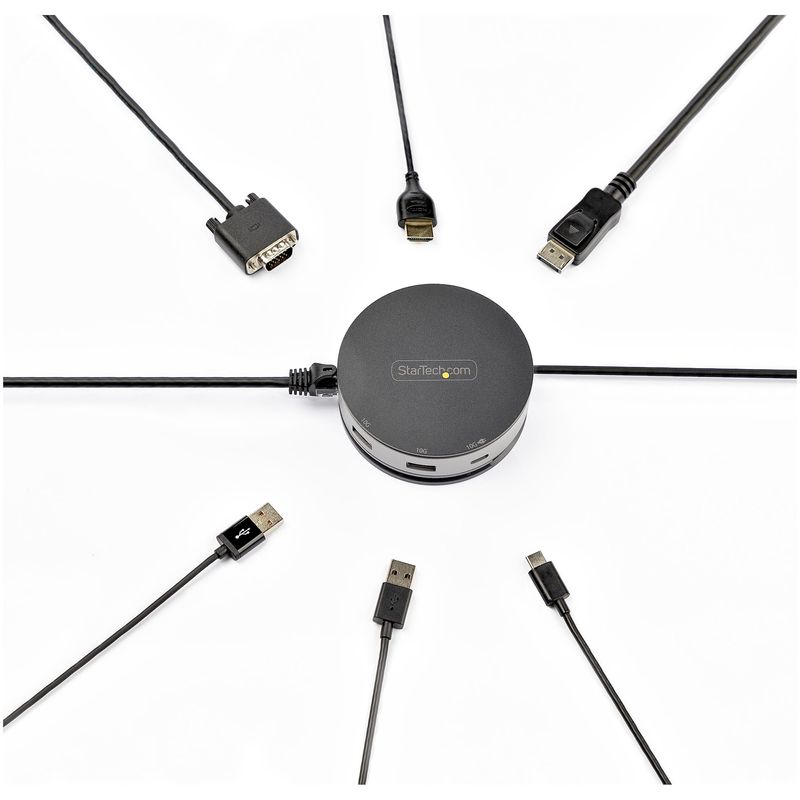 StarTech.com-Adattatore-multiporta-USB-C---Mini-Docking-station-USB-Tipo-C-a-HDMI--DP-4K-60Hz-o-VGA---75W-PD---3x-USB-3.0--DKT31CHDVCM-