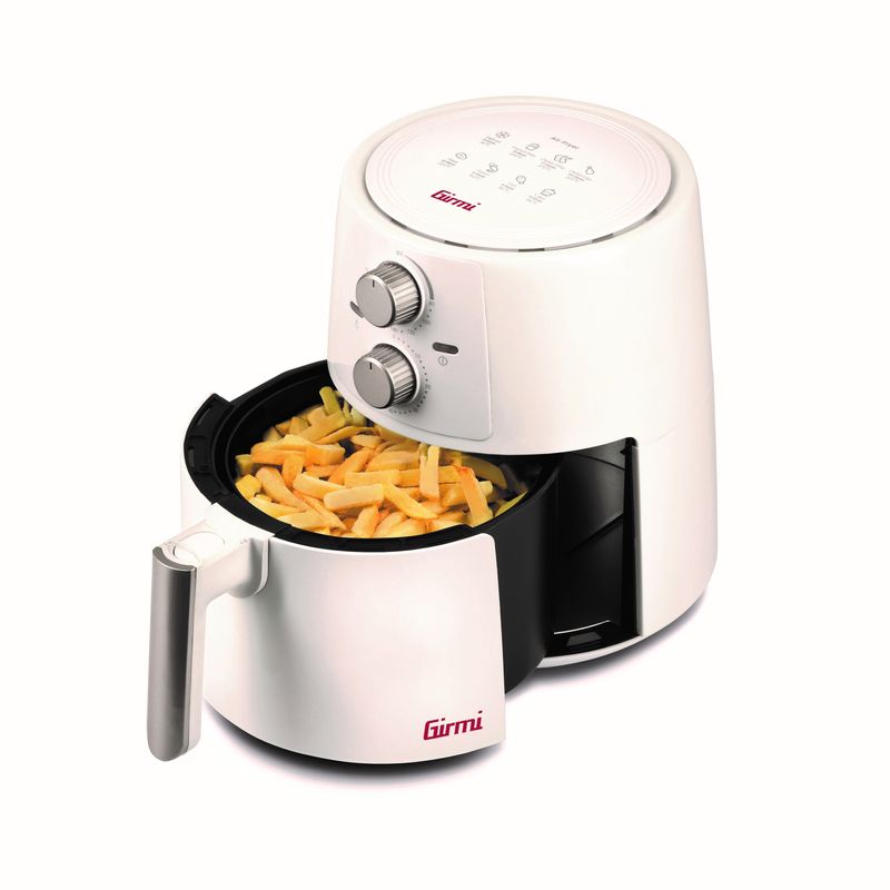Girmi-EcoFrit-Light-Singolo-35-L-Indipendente-1400-W-Friggitrice-ad-aria-calda-Bianco
