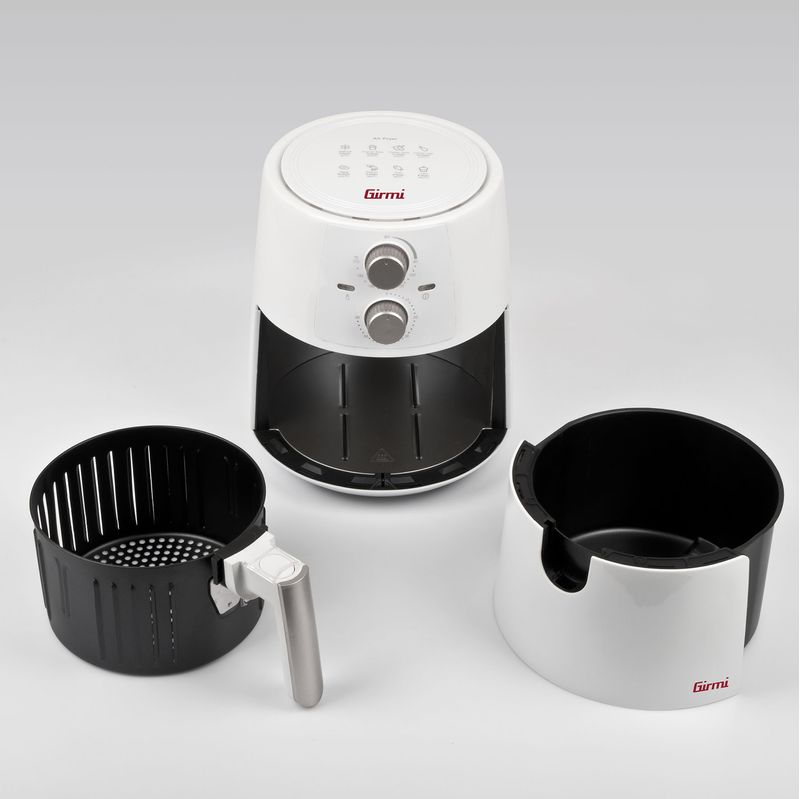 Girmi-EcoFrit-Light-Singolo-35-L-Indipendente-1400-W-Friggitrice-ad-aria-calda-Bianco