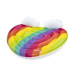 Bestway 43722 galleggiante da piscina e da spiaggia Multicolore Monocromatico PVC Materassino galleggiante