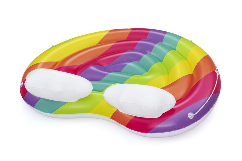 Bestway-43722-galleggiante-da-piscina-e-da-spiaggia-Multicolore-Monocromatico-PVC-Materassino-galleggiante