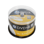 HP DRE00026 DVD+R 4.7GB/120Min/16x Cakebox (50 Disc)