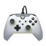 PDP Controller con cavo: Bianco elettrico Per Xbox Series X-S, Xbox One e Windows 10-11