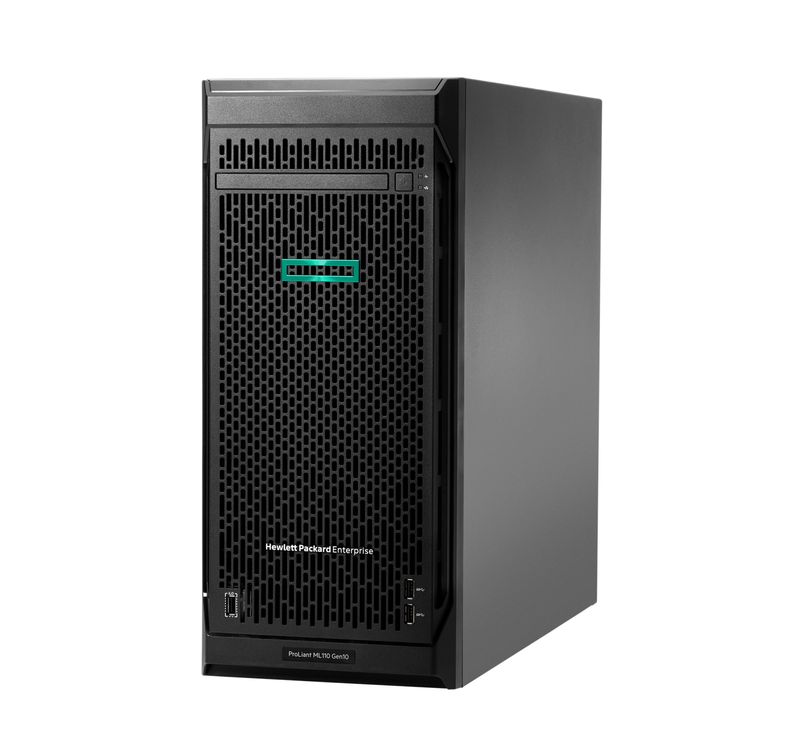 HPE-ProLiant-ML110-Gen10-server-Tower--4.5U--Intel®-Xeon®-Bronze-3206R-19-GHz-16-GB-DDR4-SDRAM-550-W