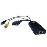 APC KVM-DVIVMCAC switch per keyboard-video-mouse (kvm) Nero