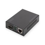 Digitus DN-82140 convertitore multimediale di rete 1000 Mbit-s Nero