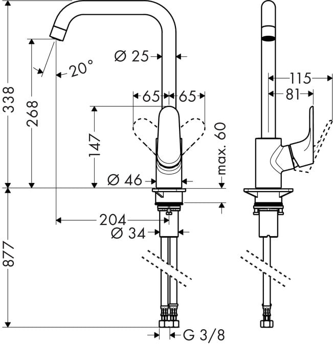 Hansgrohe-31820000-rubinetto-Cromo