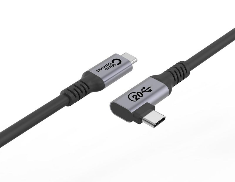 Microconnect-USB3.2CC4-A-cavo-USB-4-m-USB-3.2-Gen-2x2-USB-C-Nero--Premium-USB-C-cable-4m---20Gbps-100W-USB-3.2-Gen---2