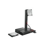 Lenovo 4XF1K03170 supporto da tavolo per Tv a schermo piatto 68,6 cm (27") Nero Scrivania