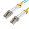 Cavo-patch-Fibra-duplex-Multimode-50-125---20mt-LC-LC---OM3---Azzurro