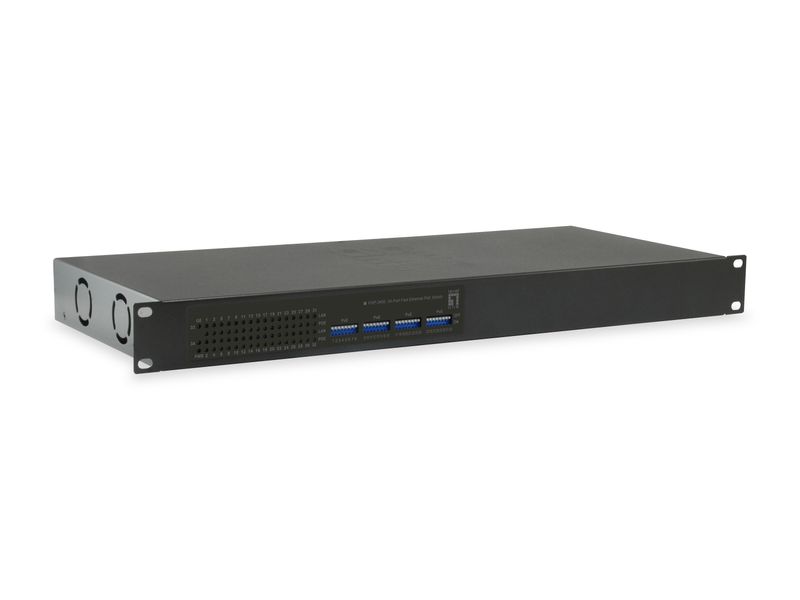 LevelOne-FGP-3400W380-switch-di-rete-Non-gestito-Fast-Ethernet--10-100--Supporto-Power-over-Ethernet--PoE--Nero