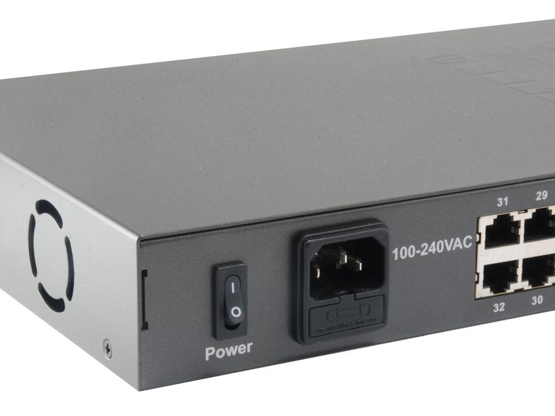 LevelOne-FGP-3400W380-switch-di-rete-Non-gestito-Fast-Ethernet--10-100--Supporto-Power-over-Ethernet--PoE--Nero
