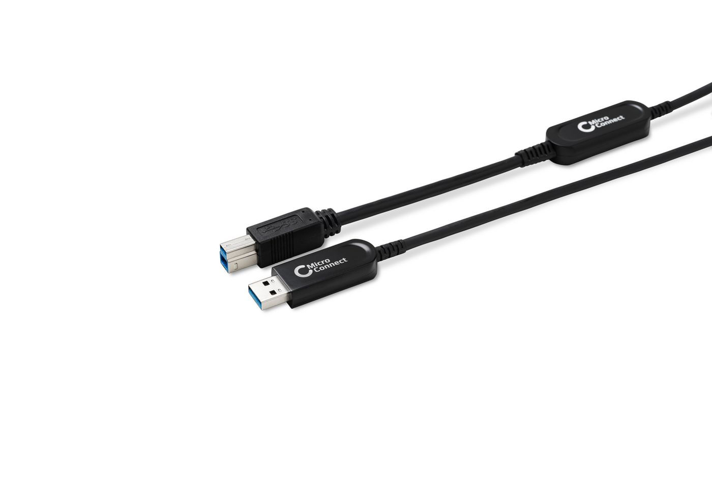 Microconnect MC-USB3.0AB10OP cavo USB 10 m USB 3.2 Gen 2 [3.1 Gen 2] USB A USB B Nero (Premium Optic USB cable 3.0 - A-B