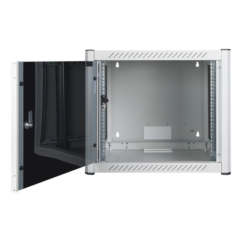 LOGON-RWP09U56WH-rack-9U-Da-parete-Bianco--19---9U-Rack-Wall-Mount-Pro---600-x-560-x-512mm---White---Warranty--60M-